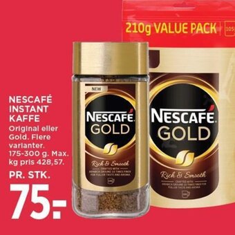 MENY NESCAFÉ INSTANT KAFFE tilbud