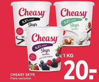 MENY CHEASY SKYR Flere varianter. tilbud
