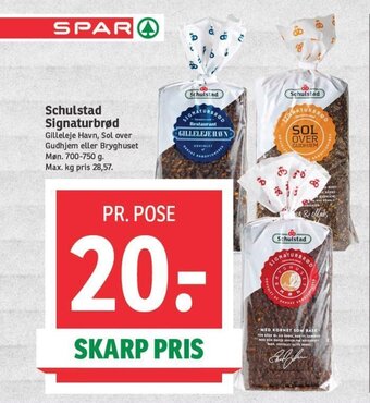 SPAR Schulstad Signaturbrød tilbud