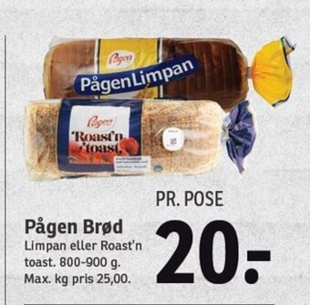 SPAR Pågen Brød tilbud