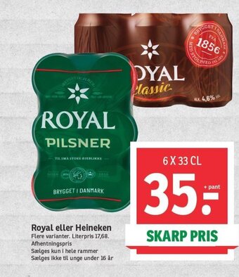Royal eller Heineken