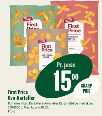 Min Købmand First Price Ovn-Kartofler tilbud