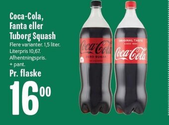 Min Købmand Coca-Cola, Fanta eller Tuborg Squash tilbud