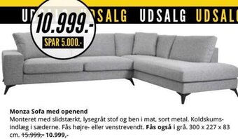 My Home Monza Sofa med openend tilbud