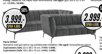 My Home Pavia Sofaer tilbud
