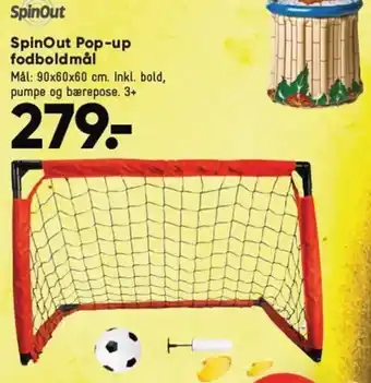 Bilka SpinOut Pop-up fodboldmål tilbud