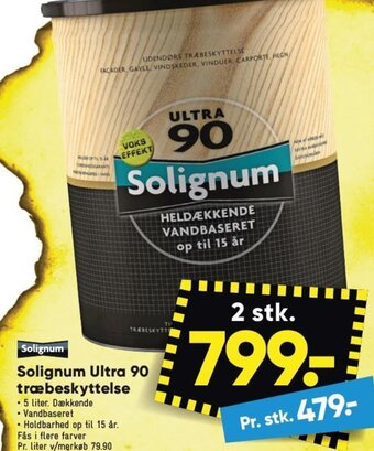 Bilka Solignum Ultra 90 træbeskyttelse tilbud
