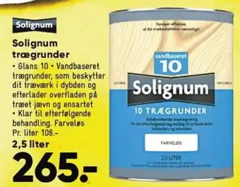 Bilka Solignum trægrunder tilbud