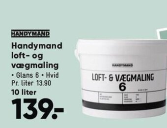 Bilka Handymand loft- og vægmaling tilbud