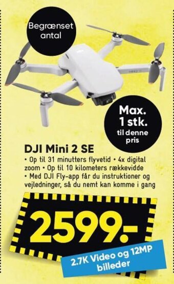 Bilka DJI Mini 2 SE tilbud