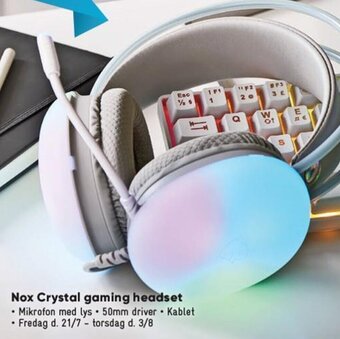 Bilka Nox Crystal gaming headset tilbud