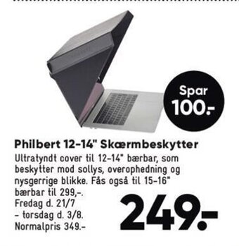 Philbert 12-14" Skærmbeskytter