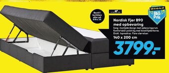 Bilka Nordisk Fjer B90 med opbevaring tilbud
