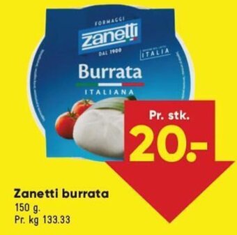 Bilka Zanetti burrata tilbud