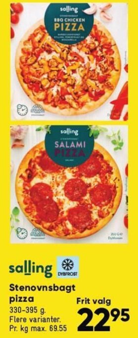 Bilka Stenovnsbagt pizza tilbud