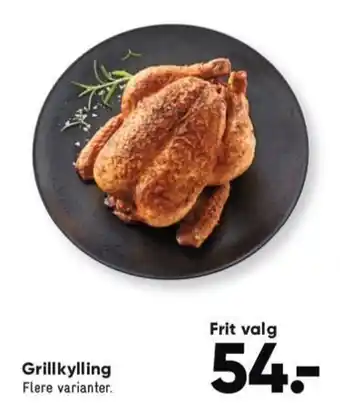 Bilka Grillkylling Flere varianter. tilbud