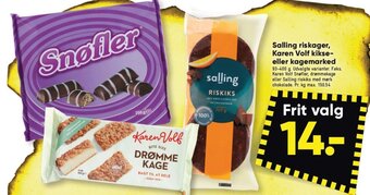 Bilka Salling riskager, Karen Volf kikse-eller kagemarked tilbud
