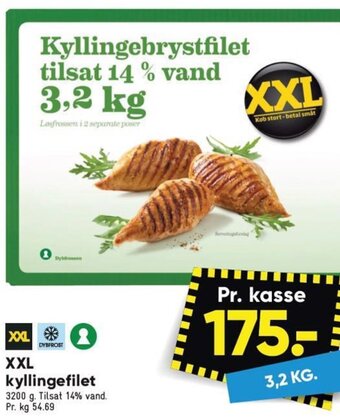 Bilka XXL Kyllingebrystfilet tilbud