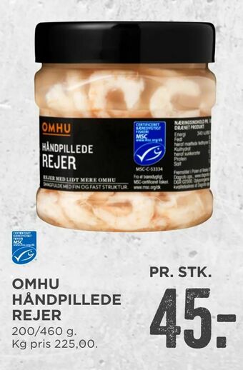 MENY Omhu håndpillede rejer tilbud