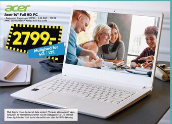 Bilka Acer 14" Full HD PC tilbud