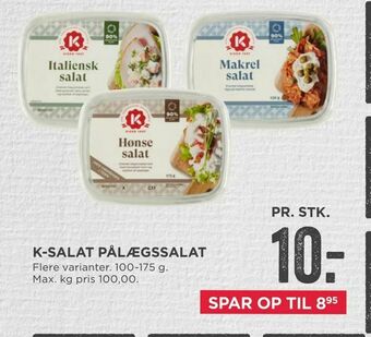 MENY K-salat pålægssalat tilbud