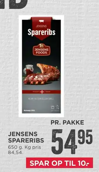 MENY Jensens spareribs tilbud