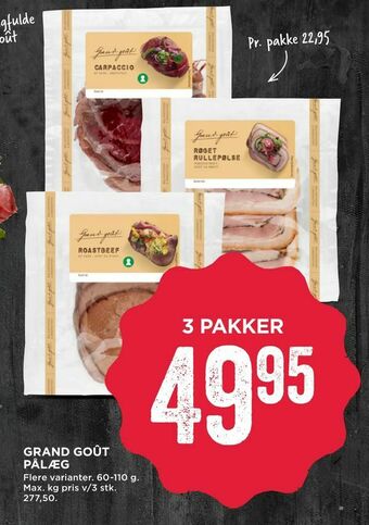 MENY Grand goût pålæg tilbud