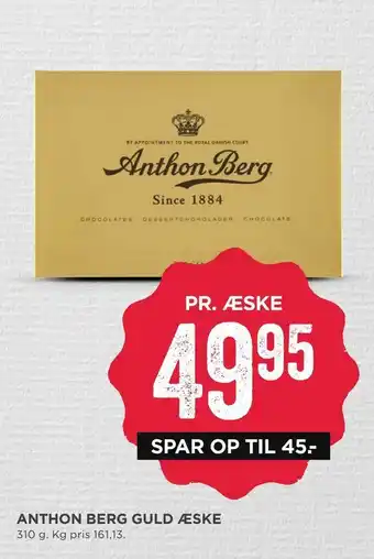 MENY Anthon berg guld æske tilbud