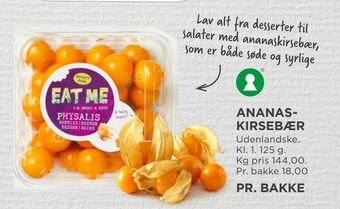 MENY Ananas- kirsebær tilbud