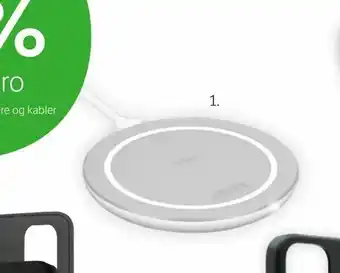 Puro Kompakt trådløs Qi-oplader 10 W