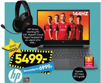 Bilka HP VICTUS 15,6" Full HD Gaming PC tilbud