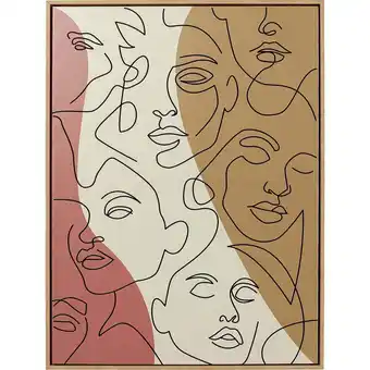 Faccia arte tri colore galleri, 90x120cm