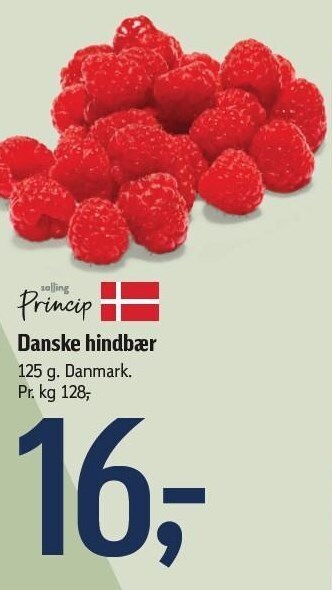 Føtex Danske hindbær tilbud