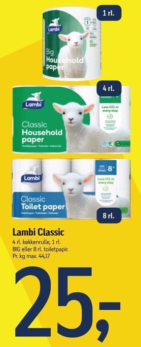 Føtex Lambi classic tilbud