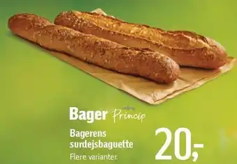 Føtex Bagerens surdejsbaguette tilbud