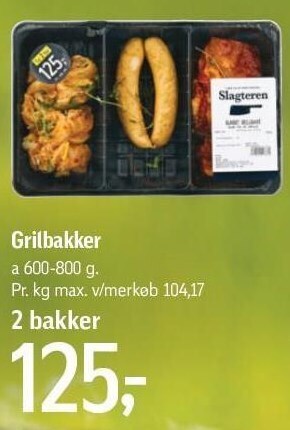 Føtex Grillbakker tilbud