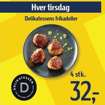 Føtex Delikatessens frikadeller tilbud