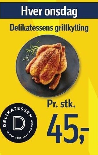 Føtex Delikatessens grillkylling tilbud