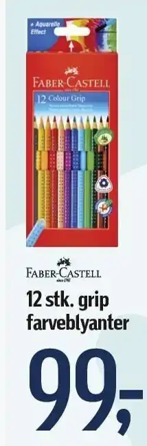 12 stk. grip farveblyanter
