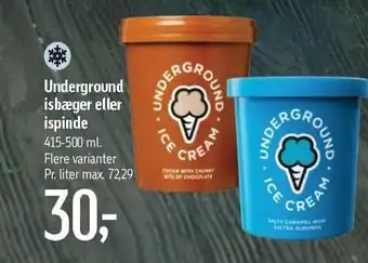 Underground isbæger eller ispinde