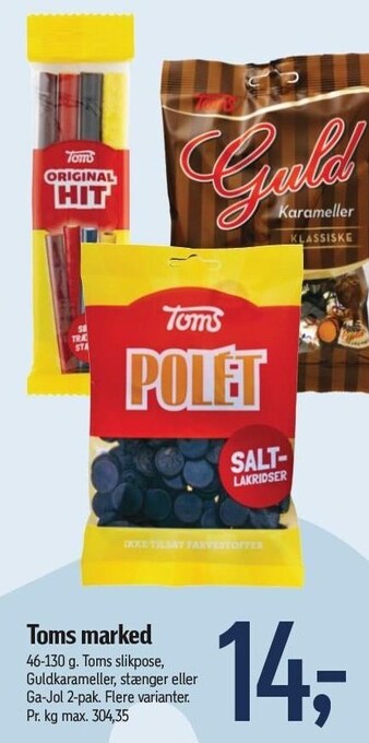 Føtex Toms marked tilbud