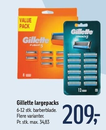 Føtex Gillette largepacks tilbud
