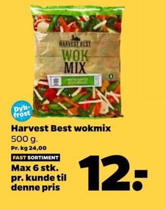 Netto Harvest Best wokmix 500 g. tilbud