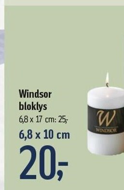 Føtex Windsor bloklys tilbud
