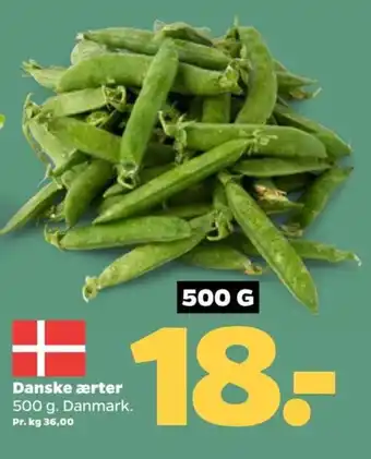 Netto Danske ærter tilbud