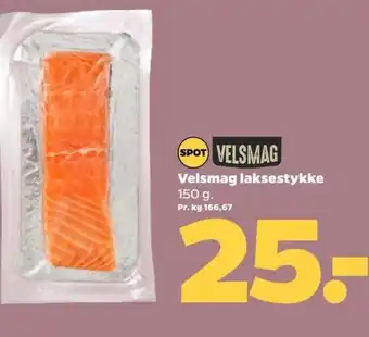 Netto Velsmag laksestykke 150 g. tilbud