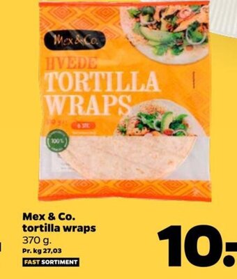 Netto Mex & Co. tortilla wraps tilbud