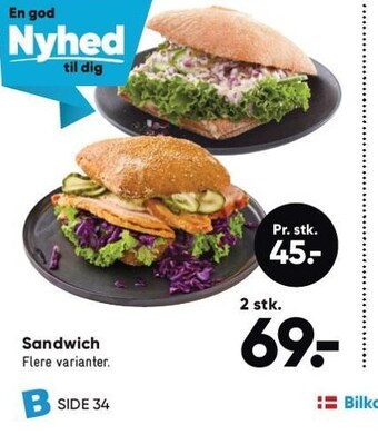 Bilka Sandwich tilbud