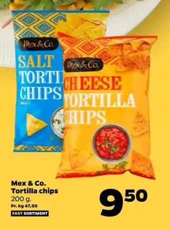 Netto Mex & Co. Tortilla chips tilbud