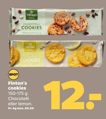 Netto Finton's cookies tilbud